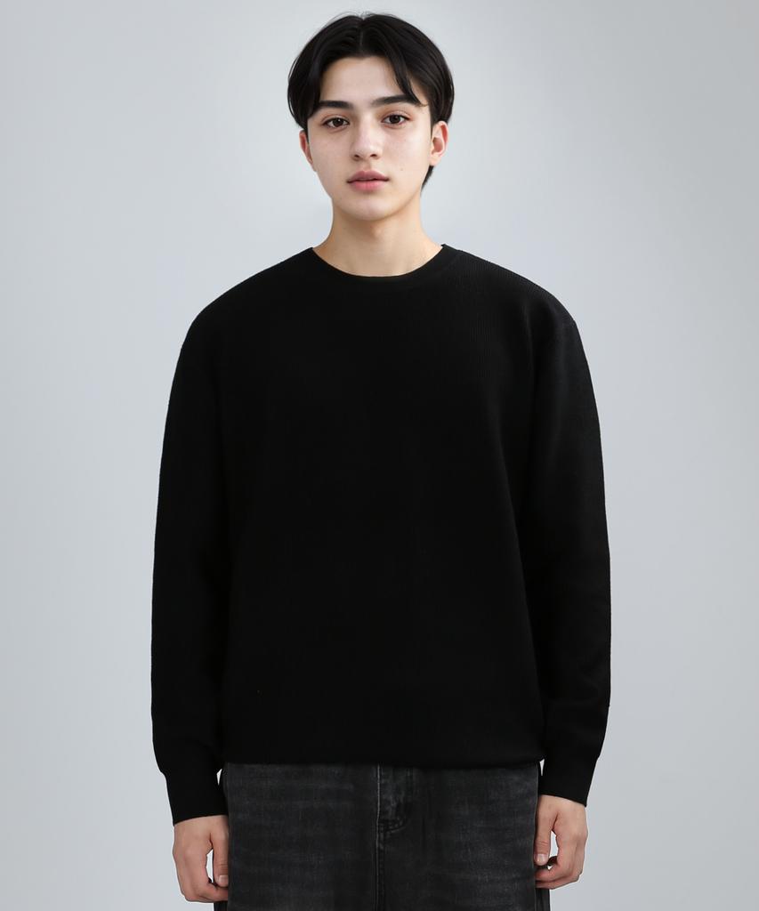 JHONNY WEST Viscose Cashlon Knit (Black)