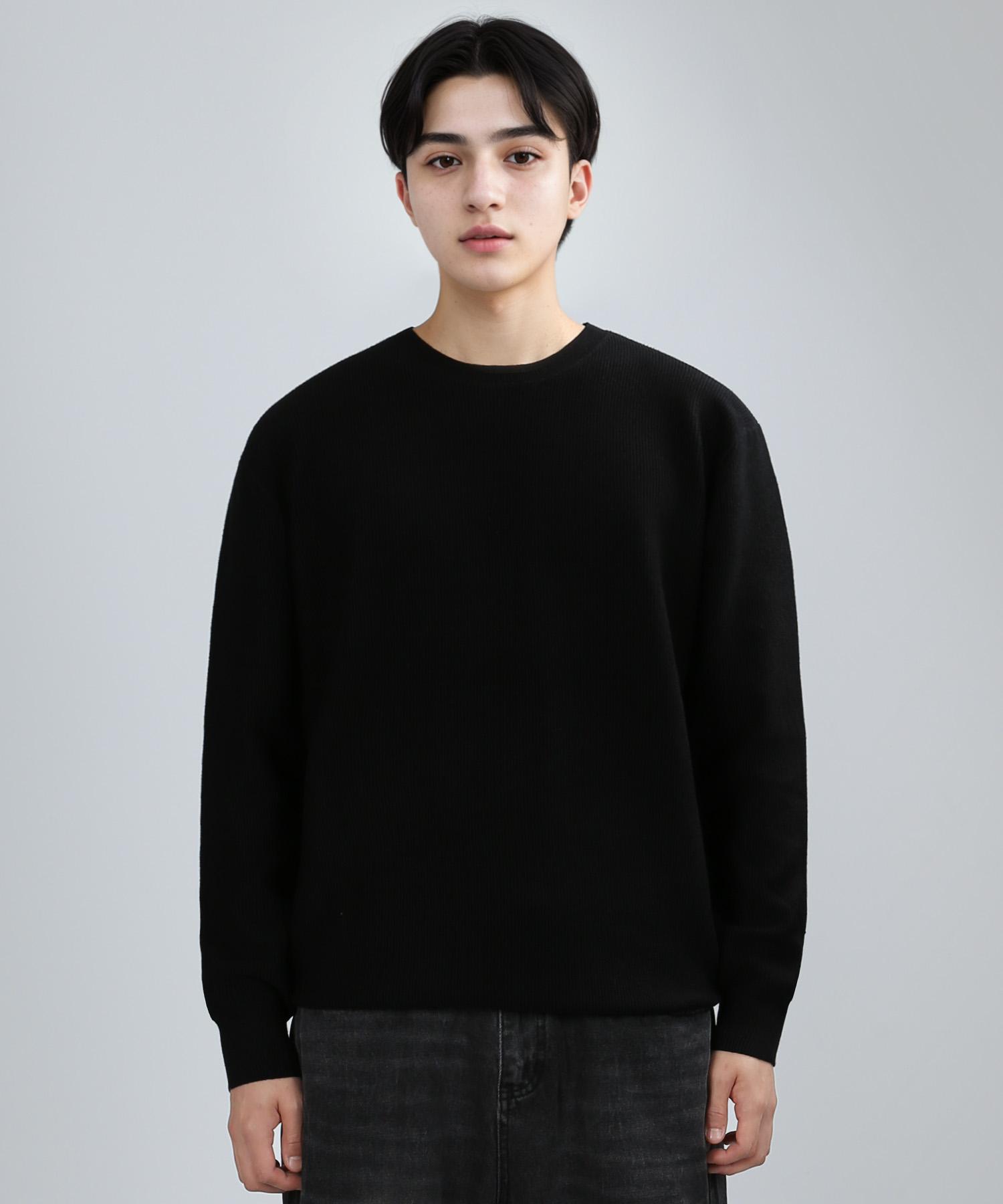 Johnny West Viscose Cashlon Knit (Black) 48