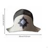 Felt Sauna Hat Color-Block Cap with Brim Breathable for Spa Goers