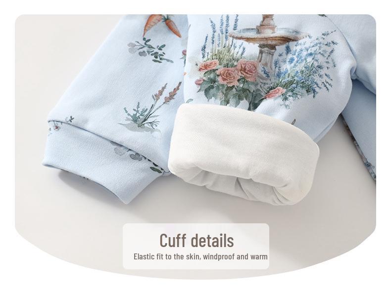 Four Seasons Cotton Baby Sleeping Bag with Zipper, Split-Leg Design, Anti-Kick Romper Quilt