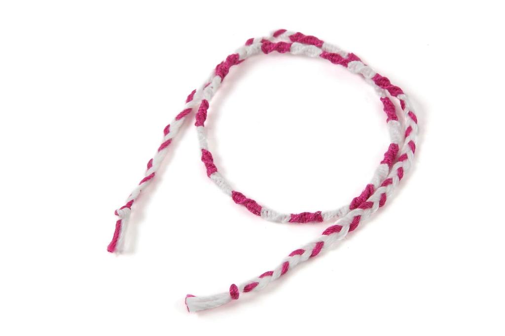 [Kumihida] 2020 Version (thin 2 Colors) Pink. Hida Takayama Braided Cord Brand. Handmade by Hida Craftsmen.