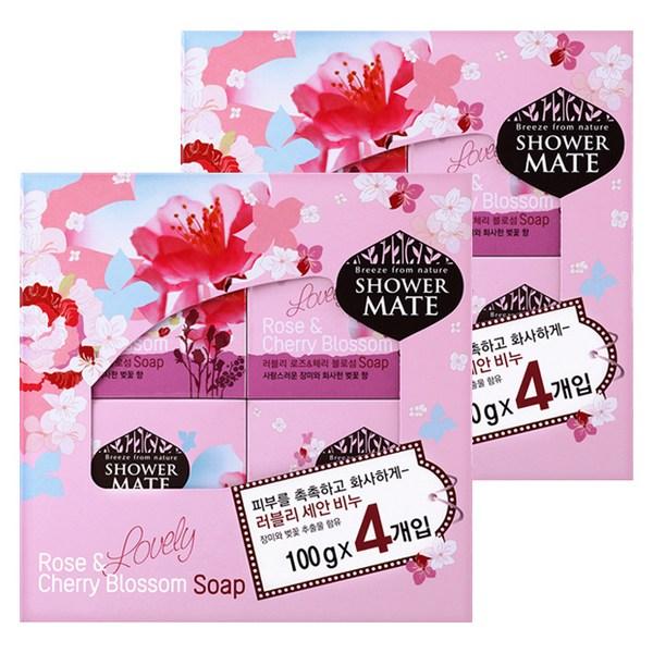 

Мыло для умывания Shower Mate Lovely Rose & Cherry Blossom, 100г, 8 Известная корейская косметика, популярные продукты