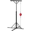 Punching Bag Stand, Height-Adjustable, with Speed Ball, Metal Frame, 160L x 145W x 175-220H cm, Black