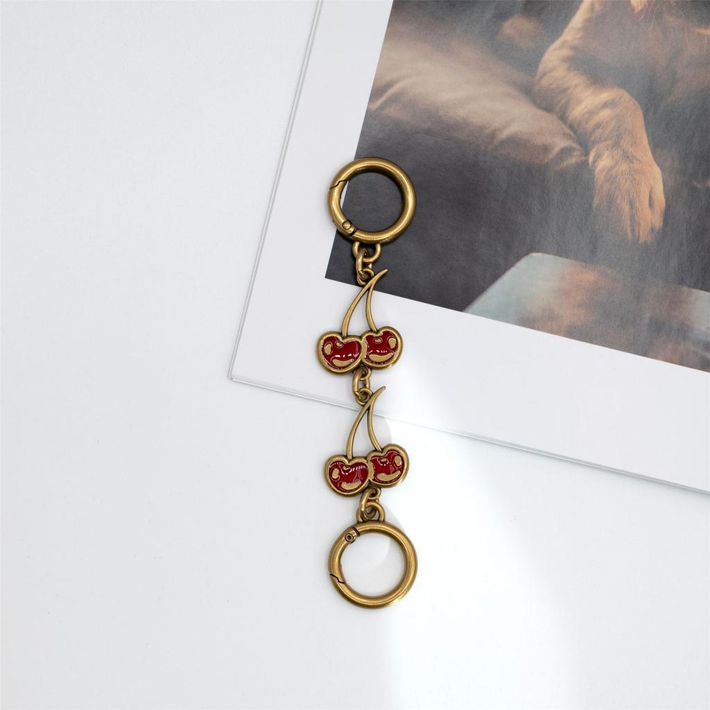 Cherry Purse Chain Extender Extension Chain Adjustable Strap for Women Fashionable Bag Accessory with Alloy Clasps