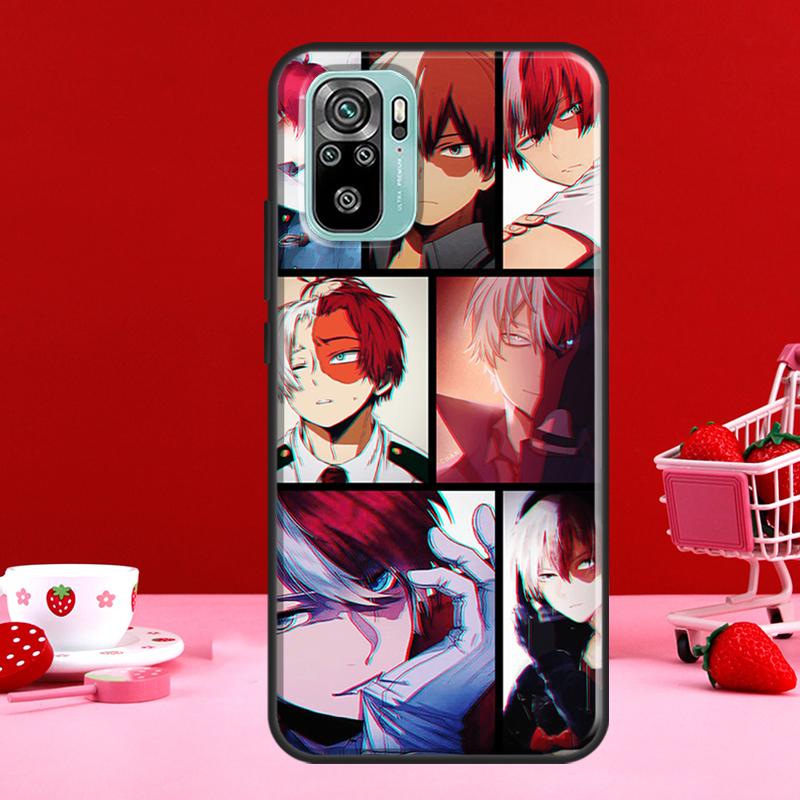 Anime Shoto Todoroki For Redmi Note 10 Pro Case For Redmi Note 11 Pro Note 8 9 Pro 9S 10S 11S 9C 9A 9T Cover