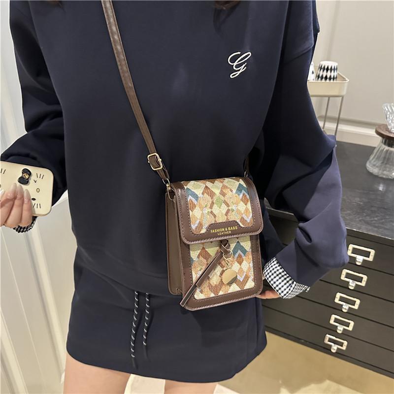 Vintage Small Square Bag With Pu Material For Daily Casual Wear