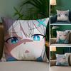 Anime B-Blue Archive Shiroko Pillow Case Plush Fabric Soft Pillowcase Double Sided Print Sofa Cushion Cover Throw