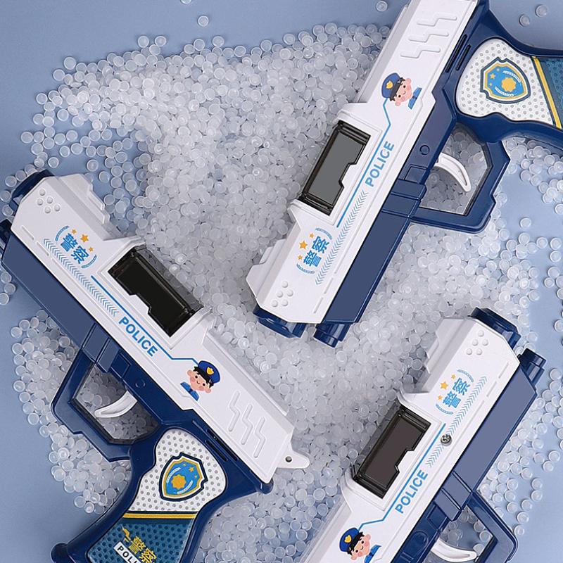 Kids Sound Light Music Children Pistol Toy Projected Non-firing Police Role Playing Props Toy Gun Gift for Boys