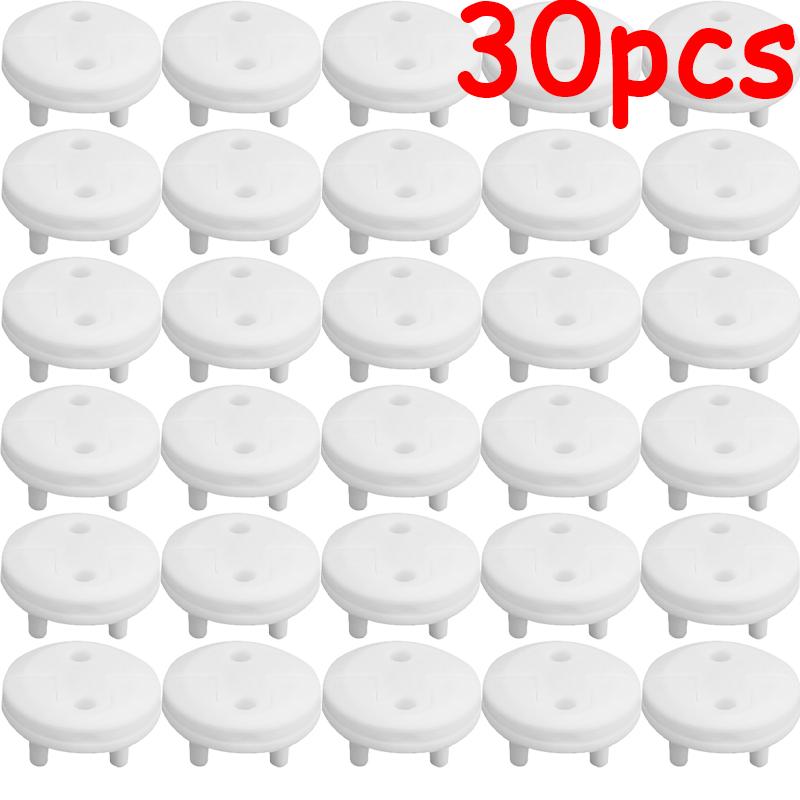 1-30Pcs Electrical Safety Socket Protective Cover Baby Care Safety Guard Protection Counter Electric Shock Rotate Protectors