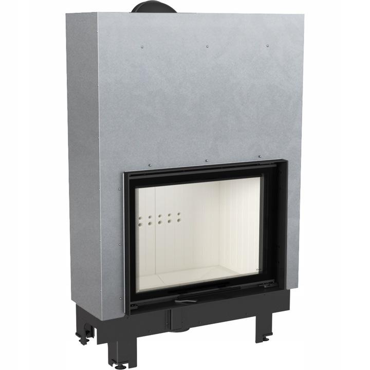 Steel Fireplace KRATKI MBA 17 kW Ø 200 Lift-up Self Closing Door