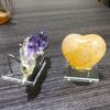 Display Stand Compact Sturdy Stone Mineral Display Rack Versatile Durable Acrylic Rack Holder for Collector