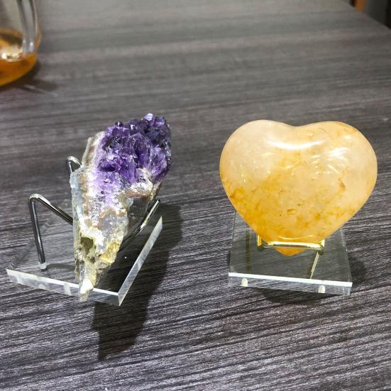Display Stand Compact Sturdy Stone Mineral Display Rack Versatile Durable Acrylic Rack Holder for Collector