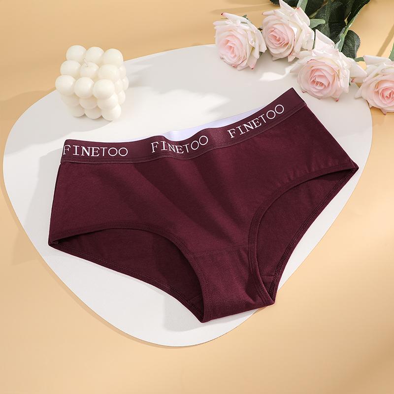 

1Pcs Sexy Hip Lifting Triangle Pants Pure Cotton Triangle Pants Low Waist Underwear FINETOO Brand Underwear 8 Colors XL