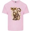 Steampunk Cat Unisexs Light Cotton TShirt