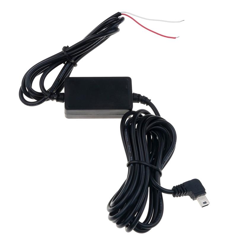 Mini / Micro Usb Port Wire Cable Car Charger Kit Step-Down Cable 12V To 5V For Camera Recorder Dvr Exclusive Power Supply Box