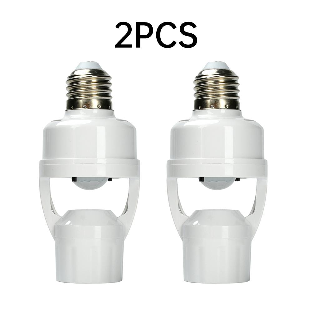 Smart Motion Sensor Light Bulb Holder E27 PIR Induction Sensor Adapter Lamp Base Converter Automatic LED Switch AC 110V 220V
