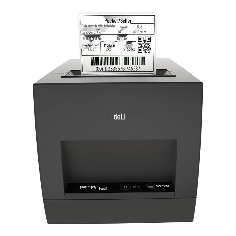 

Deli DL-886B(NEW) Thermal Label Printer CN plug (adapter included)