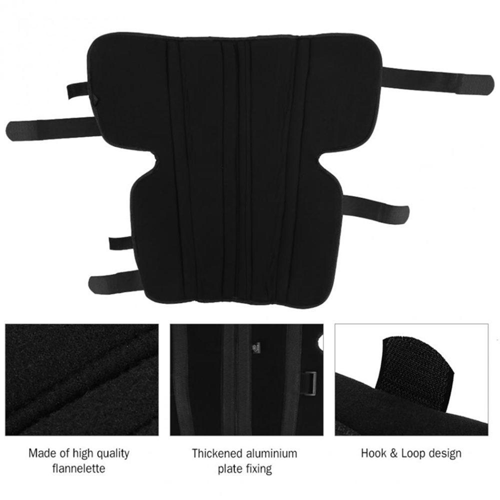 1Pcs Tri-Panel Knee Immobilizer Full Leg Brace Support Aluminum Alloy Straight Knee Splint for Knee Protector Fracture Stabilizer