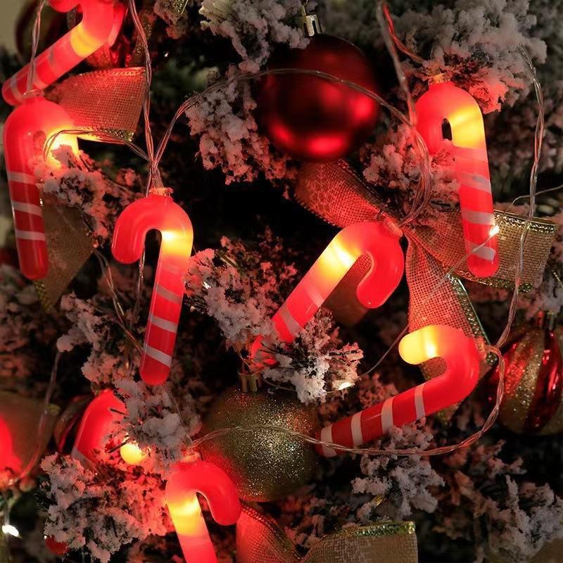 LED Christmas Decorative Light String With Santa Claus Snowman Figures USB Powered Tree Home Party Holiday Decoration