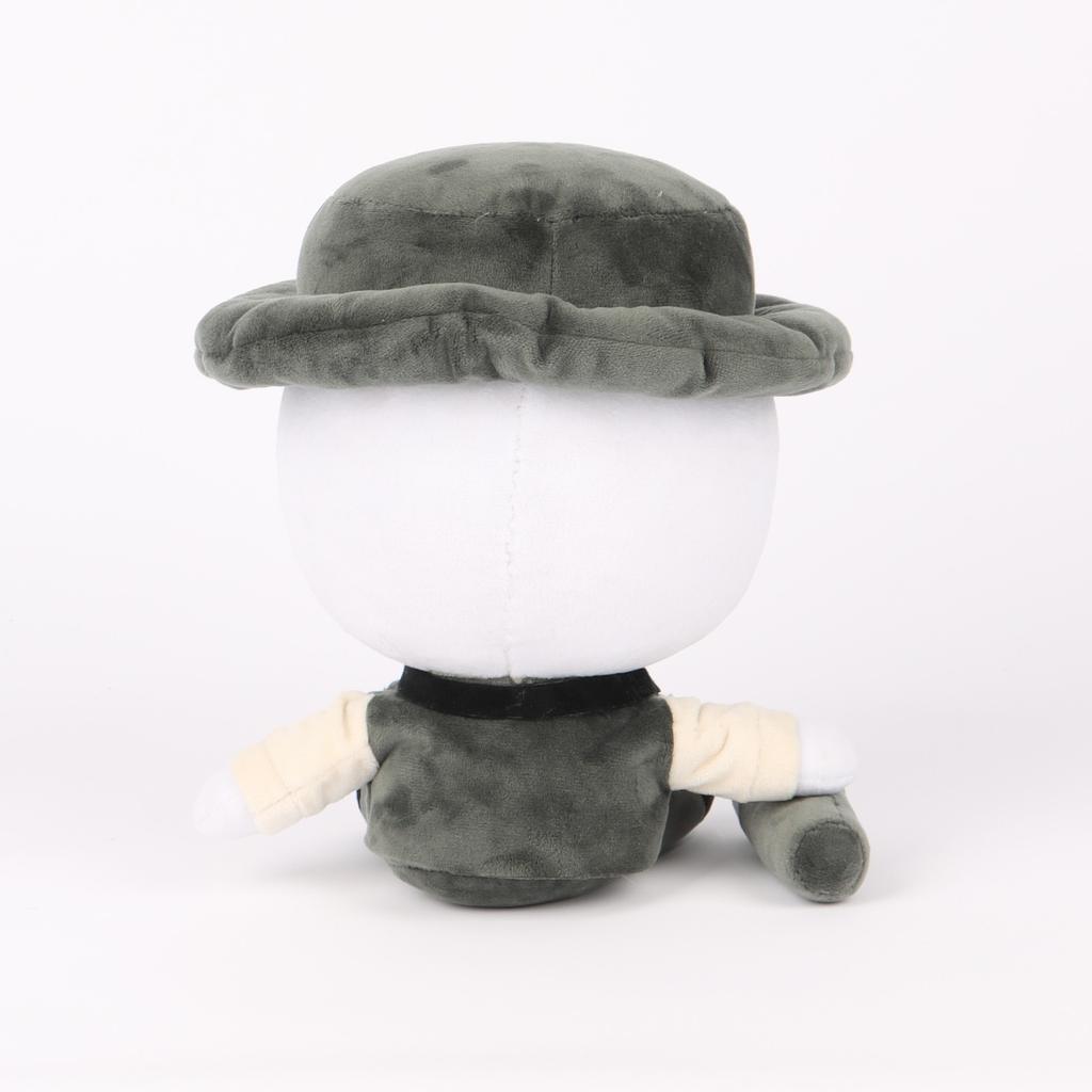 Artful Plush Die of Death Roblox Game Character Stuffed Doll Soft Plush Toy Cute Detective Outfit Figure Collectible Gift for Kids Game Fans
