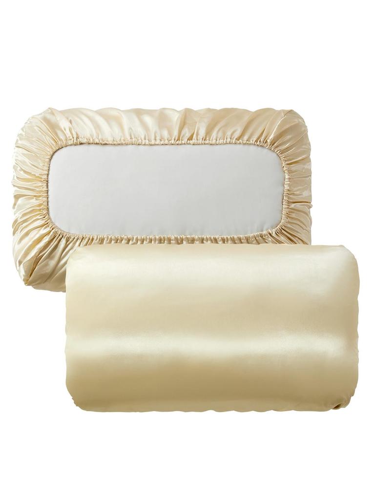 Imitation Silk Elastic Band Satin Pillowcase - Multi-color Options Available