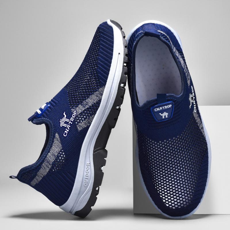Модные мужские повседневные дорожные туфли с дышащей сеткой — фото 3