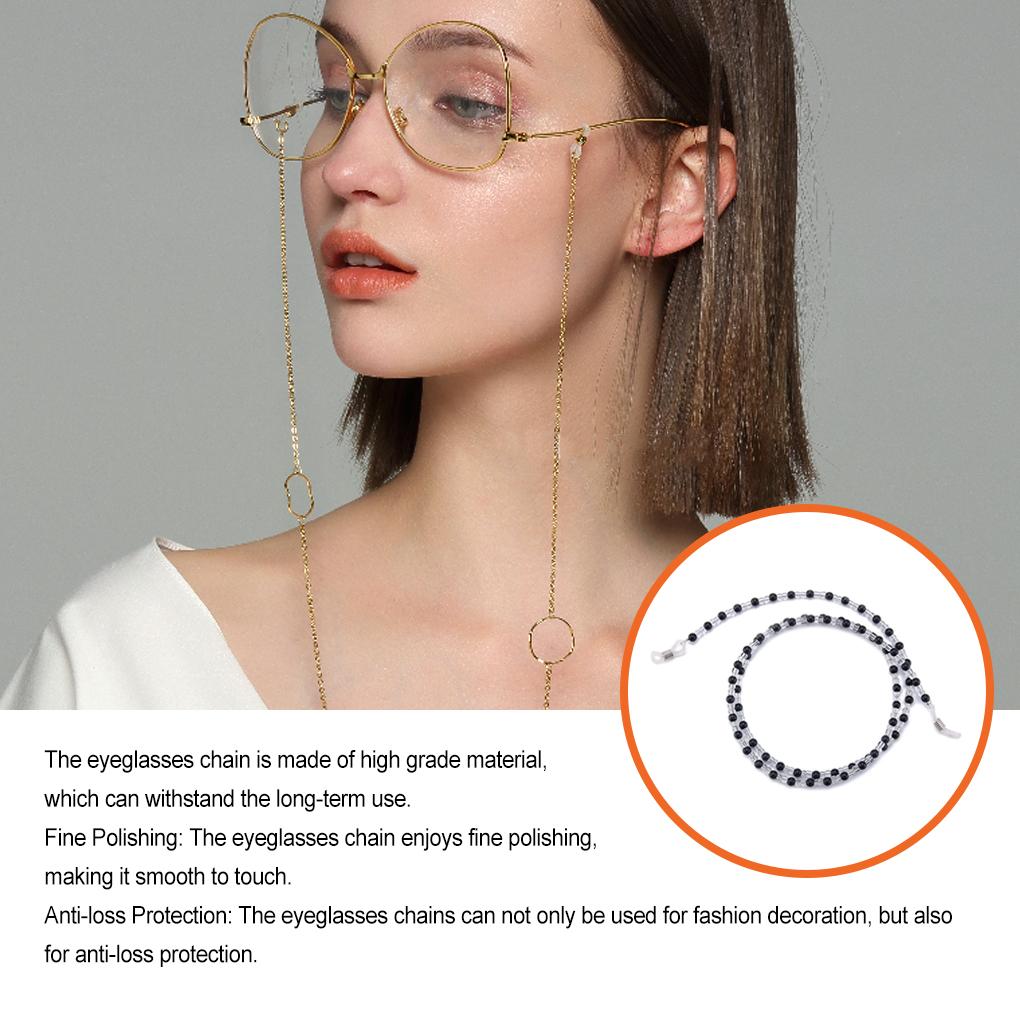Eyeglasses Chain Ornament Beautiful Strap Decoration Fashion Decor Accessory Beads Cords Pendants Sunglasses Cord Lanyard