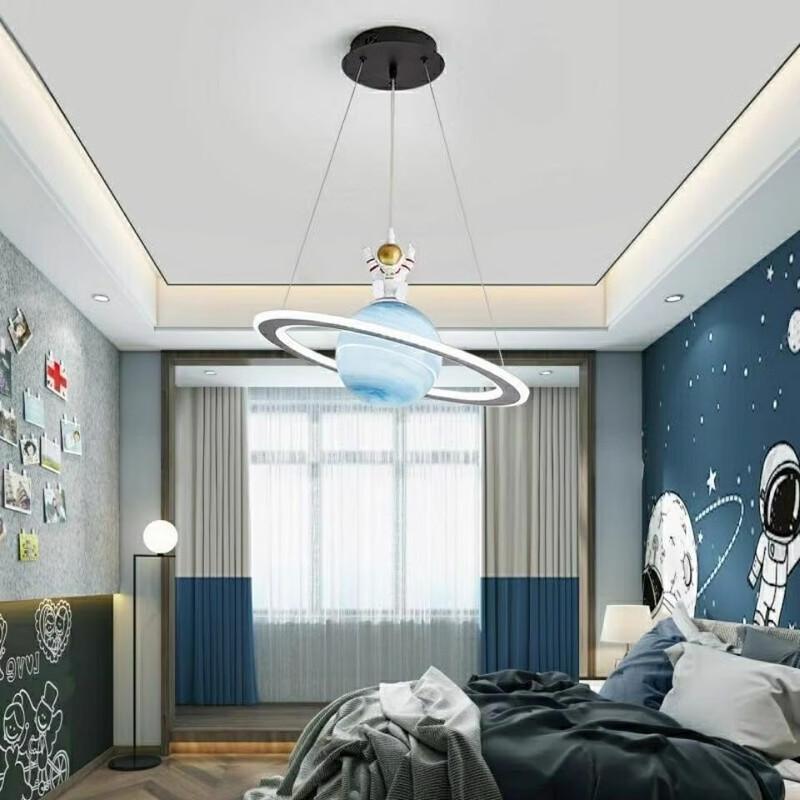 Shengbai Astronaut Boy Eye-Protection Pendant Light