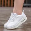 Sneakers Women Walking Shoes Air Cushion Comfortable Breathable Outdoor Casual Shoes Thick Bottom Increasing Height Lace-up