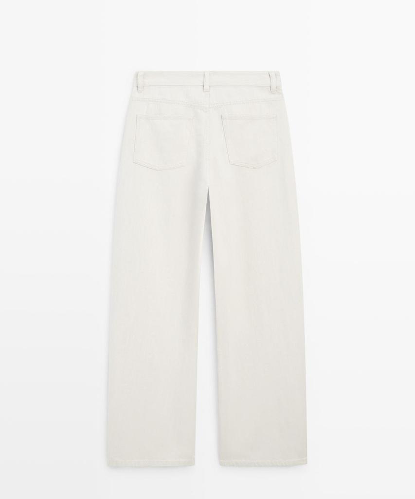 Masimodutti High-Rise Barrel Fit Jeans