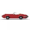 MOC-46795 Jaguar E-Type Cabrio Retro Roadster Modell Zusammengebaute Bausteine Mann