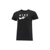 Sportswear Daisy Logo Print Round Neck Short Sleeve T-Shirt Women Tops Black DN5859-010