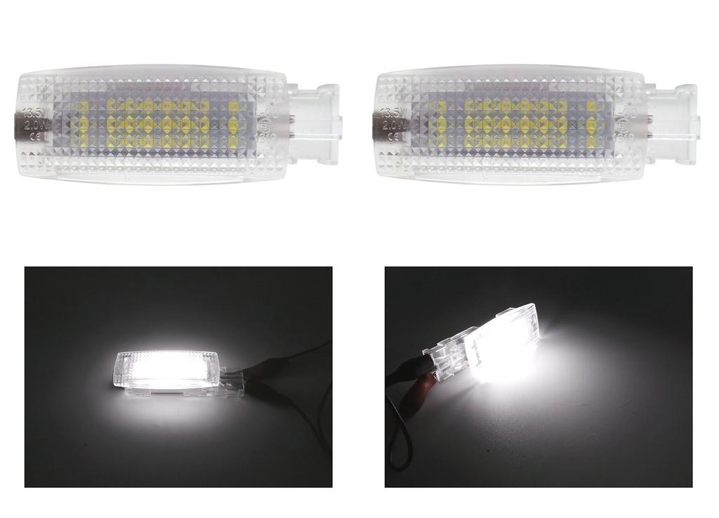 LED Mirror Lights 2x450lm Compatible with Seat, Off-Road, 2pcs