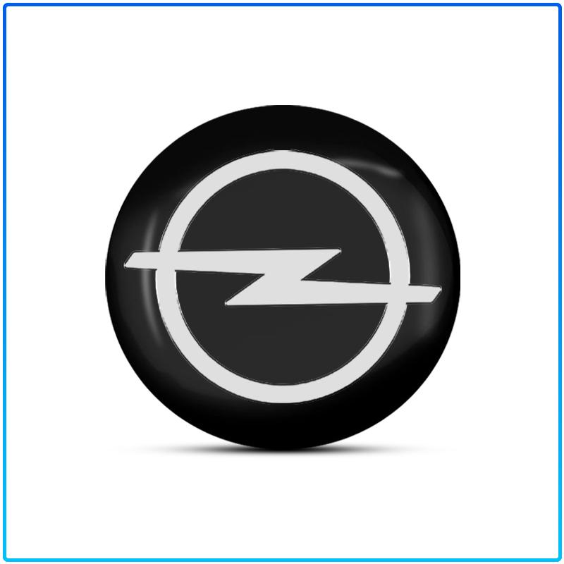4CS 56mm 60mm Dekielki do felg samochodowych Nakładki na piasty Emblemat Naklejka 3D Do Opel crosa d astra h insignia astra j zafira b mokkaastra vivaro astra g