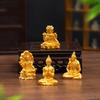 Small Resin Sakyamuni Figurines Decorative Ornament Mini Buddhas Statues Miniature Buddhas Sculptures Home Garden Decors