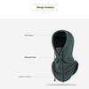 Cold Resistant Fleece Integrated Balaclava Face Mask Protective Windproof Warm Neck Gaiter for Outdoor Cycling Skiing Activities