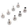 8pcs Heat Gun Nozzles Professional Hot Air Gun Soldering Station Nozzle Tool for 850 850A 852 852D 852D Air Pump Hot Air Welding Station