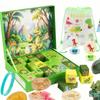 Dinosaur Christmas Advent 24 Days Toy Vehicle Countdown Calendar Car Toys for Kids Boys Girls Living Room Bedroom Study Family