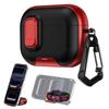 Secure Lock Texture Earphone Case With Phone Stand For Apple AirPods 4 Pro 3 2 Shockproof Bluetooth Headset Cover With Hook