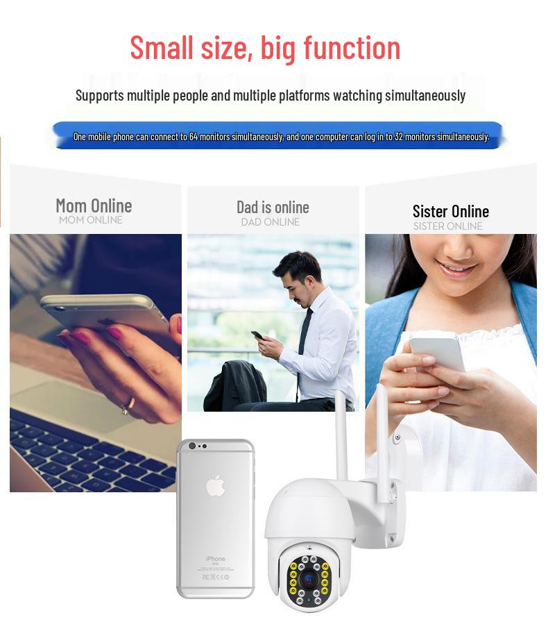 YOOSEE 5G Dual-Band PTZ Camera with Human Auto-Tracking & No WiFi Required - Robust Outdoor Surveillance Solution