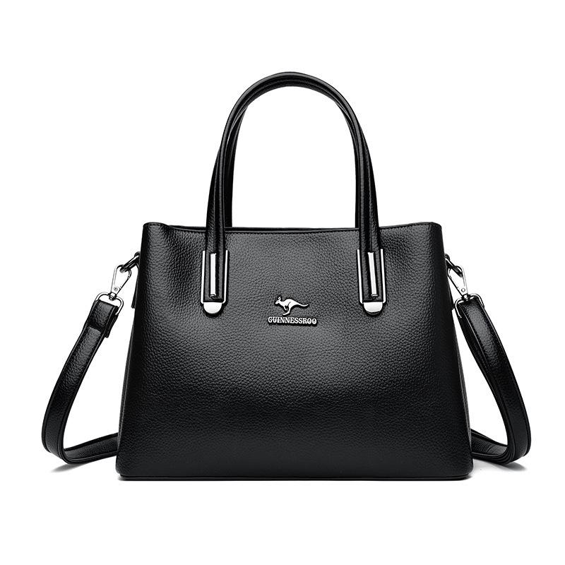 

Женская элегантная сумка, большая вместимость, модная сумка для поездок на работу чёрный