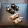 Spring Autumn Girls Casual Shoes Boys Leather Shoes Children Soft Bottom Non-slip Comfortable Lightweight Baby Walking Shoes
