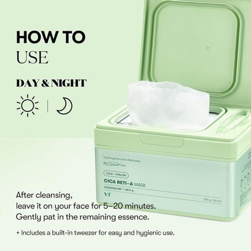 [VT Cosmetics] Cica Reti-A Mask (30ea)