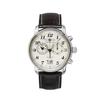 ZEPPELIN Mens Watch LZ127 Graf 7684-5-N Quartz 5 ATM Water Resistant Mineral Glass Beige Dial Stainless Steel