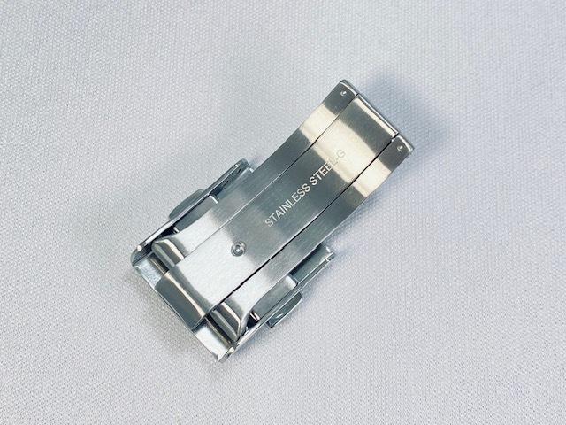 SEIKO Mechanical Watch Buckle 18mm and via D385AG-BK00 (for SARB007/ 6R15-00A0 others) (Ships Nekoposu)