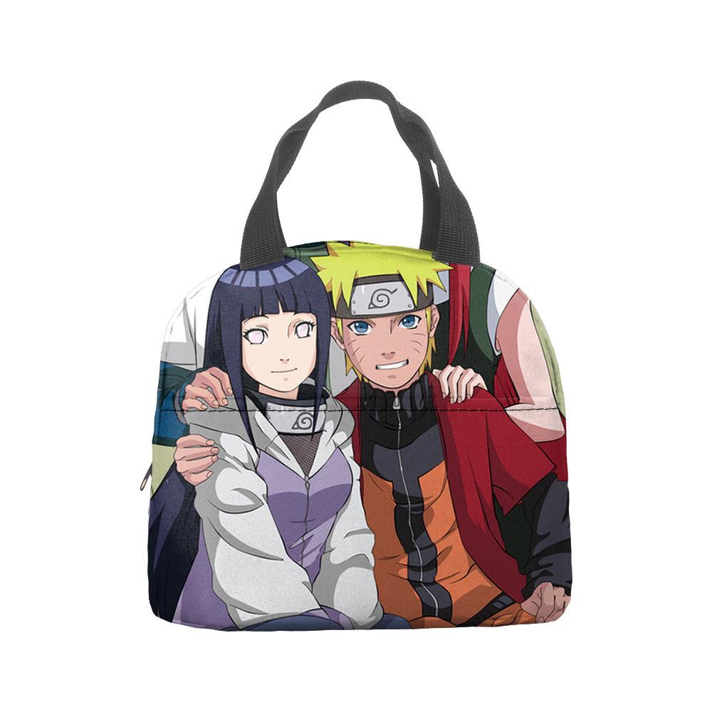 Naruto Lunch Bag, Student With Rice Insulation Bag, Large Capacity Portable Lunch Insulation Bag, Bento Bag, Outdoor Bag.
