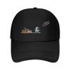 UnisexS Dinosaur Print Baseball Cap  Black  Casual  Versatile Outdoor Hat with Dinosaur Design Mac  Mesh Baseball Cap