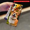 2DFlat Samsung phone case Corgi Sunset Garden Pet Photo Phone Case Applicable to Galaxy S22 S23 S24 S25ULTRA S26 A12 A13 A14 A15 A16