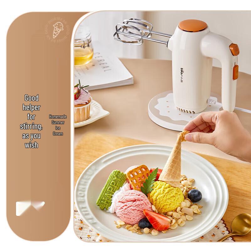 Little Bear Handheld Electric Egg Beater CN Plug (adapter Included)