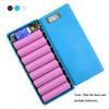 Cold Light Screen Battery Holder 8*18650 Charging Storage Case Mobile Phone Charger Shell Case